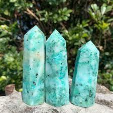 Chrysocolla Mix Stone - An Enchanting Blend of Harmony and Healing - Krystallized