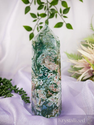 Moss Agate - Krystallized