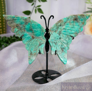 Smoky Amazonite Butterfly Wings