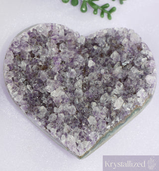 Amethyst Heart Cluster