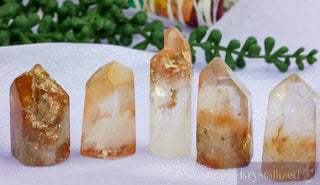 Tangerine Quartz Points