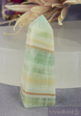 Pistachio Calcite Point