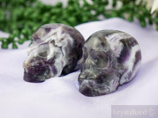 Chevron (Dream)Amethyst Skull - Krystallized