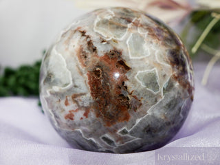 Amethyst Sphere - (Chevron/Dream) - Krystallized