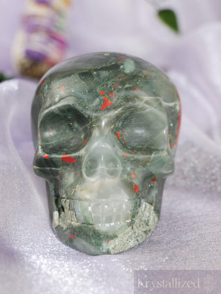 Blood Stone Skull - Krystallized