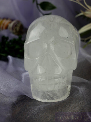 Clear Quartz Skull - Krystallized