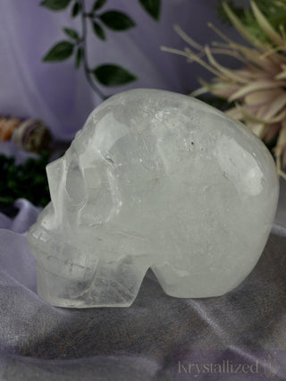 Clear Quartz Skull - Krystallized