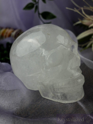 Clear Quartz Skull - Krystallized