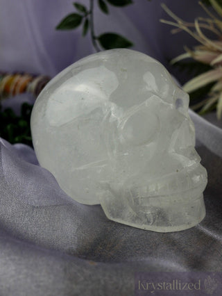 Clear Quartz Skull - Krystallized