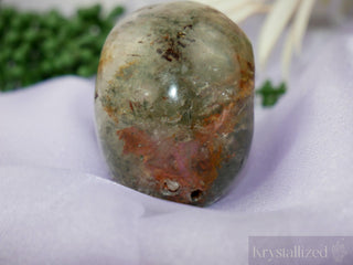 Garden Quartz Skull - Heavy Inclusions - Krystallized