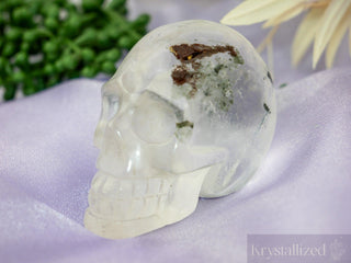 Garden Quartz Skull - Krystallized