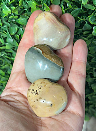 Polychrome Jasper Hearts - Krystallized