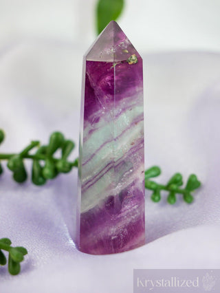 Rainbow Fluorite Points - Krystallized